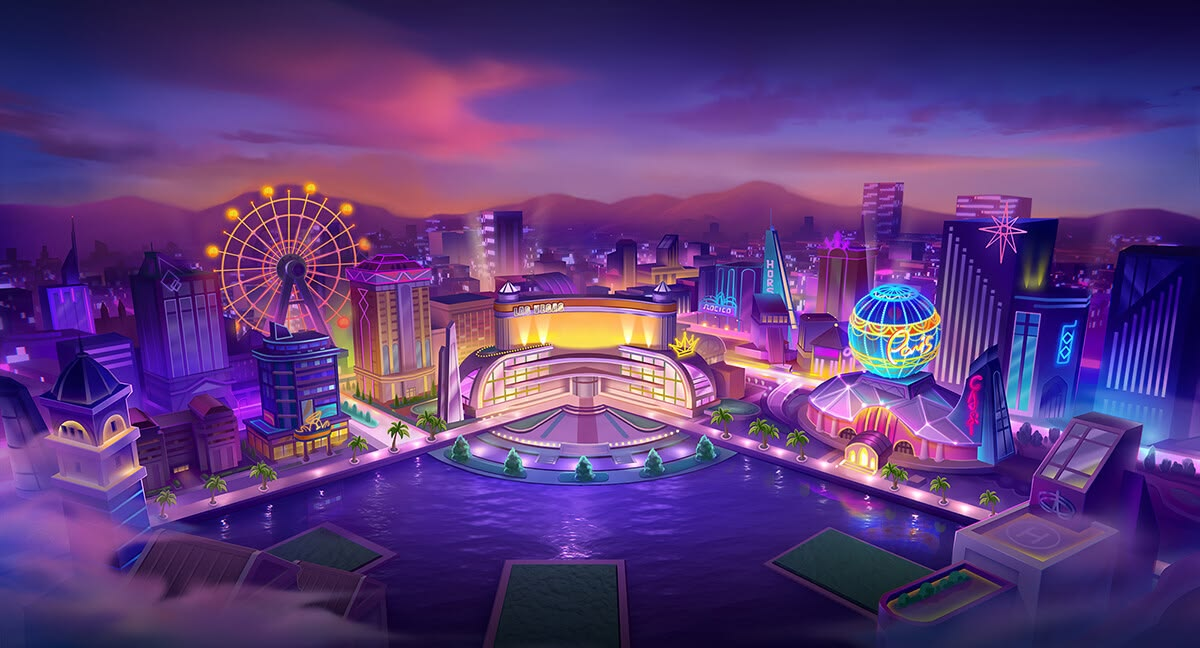 City night skyline