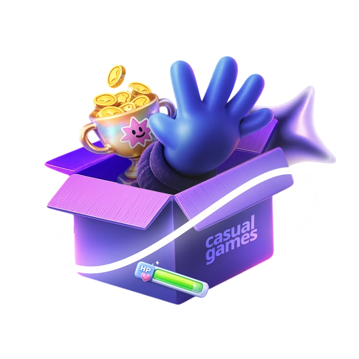 Casual games illustration